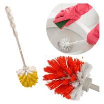 Escova para Limpeza de Vaso Sanitário Cerdas Plásticas Resistentes