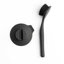 Escova para Louça com Suporte Sinkside Brabantia Cinza Escuro