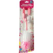 Escova para Mamadeira e Bico Rosa Escova para Mamadeira e Bico Rosa