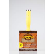 Escova para manchas de madeira Cabot 4" Natural Cerstle Threaded Handle
