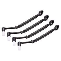 Escova para máquina de café MECCANIXITY Nylon Elbow Black, pacote com 4 Escova para máquina de café MECCANIXITY Nylon Elbow Black, pacote com 4