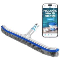 Escova para piscina 440 18" com cerdas de aço inoxidável de alta resistência