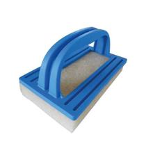 Escova para Piscina Passe Limp Netuno Limpeza de Bordas Azulejos Fibra Sintética Pegador Ergonômico