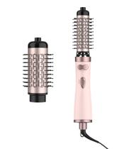 Escova para secador de cabelo ANWA Rotating 4 em 1 Hot Air Styler rosa Escova para secador de cabelo ANWA Rotating 4 em 1 Hot Air Styler rosa