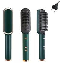 Escova Pente Alisador de Cabelo 220V 5 Níveis Portátil Verde Escova Pente Alisador de Cabelo 220V 5 Níveis Portátil Verde