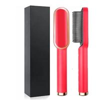 Escova Pente Alisadora Basiqe Sleek Gold Bivolt do Brasil Escova Pente Alisadora Basiqe Sleek Gold Bivolt do Brasil