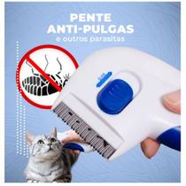 Escova Pente Removedor Pente Elétrico Mata Pulgas Carrapatos Piolho Pets Cães Gatos Doctor Flea - SHOP ALTERNATIVO