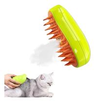 Escova Pet A Vapor 3 Em 1 Elétrica Gatos Cães Tira Pelos Escova Pet A Vapor 3 Em 1 Elétrica Gatos Cães Tira Pelos