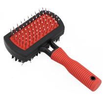 Escova Pet Dupla Face Rasqueadeira Cão Gato Lovely Vibe Escova Pet Dupla Face Rasqueadeira Cão Gato Lovely Vibe