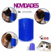 Escova Pet Massageador Tira Pelos Gatos Parede - oem