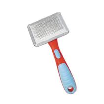 Escova Pet Rasqueadeira Cães Gatos Luxo com Cerdas de Aço e Cabo de Borracha Original American Pets Escova Pet Rasqueadeira Cães Gatos Luxo com Cerdas de Aço e Cabo de Borracha Original American Pets