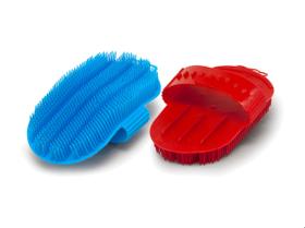 Escova Plastica C/alça Cavalo Cães Gatos Christino Escova Plastica C/alça Cavalo Cães Gatos Christino