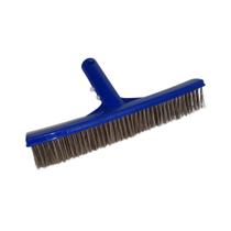 Escova plastica para piscina c/ cerdas inox - 25cm - netuno Escova plastica para piscina c/ cerdas inox - 25cm - netuno