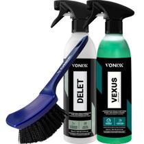 Escova Pneus Vonixx Limpeza Pneu Tapete Delet Vexus 500ml