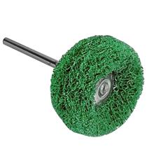 Escova Polir 25Mm Nylon Grão 180 Haste 2.35Mm Micro Retífica