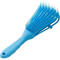 Escova Polvo Para Cabelo Cacheado Azul Profissional Beleza Escova Polvo Para Cabelo Cacheado Azul Profissional Beleza