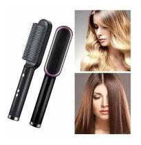 Escova Portátil De Cabelo Pente Elétrico Cerâmico Alisa Escova Portátil De Cabelo Pente Elétrico Cerâmico Alisa