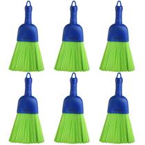 Escova portátil de fibra de poliéster Whisk Broom Domensi, 6 unidades