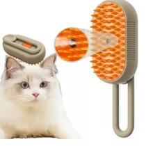 Escova Premium Vapor Autolimpante Gatos Caes Luxo Pente de Massagem com Spray Escova Premium Vapor Autolimpante Gatos Caes Luxo Pente de Massagem com Spray