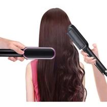 Escova profissional cabelo elétrica alisador elétrico de cerâmica e aquecimento rápido bivolt - haircomb