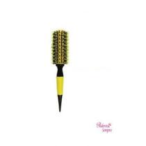 Escova Profissional Cerda Naturais Javali e Nylon Amarela Aluminio Modeladora Escova Profissional Cerda Naturais Javali e Nylon Amarela Aluminio Modeladora