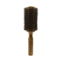 Escova Profissional De Cabelo Longo E Cacheado Com Cerdas De Javali E Cabo De Madeira Para