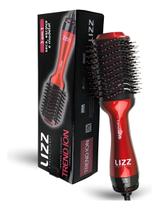 Escova Profissional Seca E Modela Trend Íon Lizz Vermelho