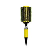 Escova Profissional Térmica Cerâmica Nylon.Javali 44 MM Cor Amarela
