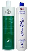 Escova Progressiva 1ka Ocean Blue + Maochi Organic Care 2x1lt