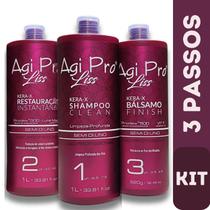 Escova Progressiva Agi Pro Liss 3 Passos Escova Progressiva Agi Pro Liss 3 Passos