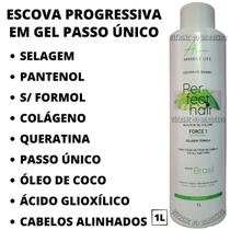 Escova Progressiva Anti volume Em Gel De Quiabo Perfect Hair