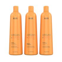 Escova Progressiva Argan e Ojon Beauty Control 3x1L