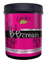 Escova Progressiva BB Cream 3D Capilar BTX Livity 1Kg - Livity Cosmetic