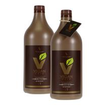 Escova Progressiva Biotina 100% Orgânica Vegan Hair-2x1litro