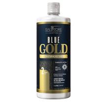 Escova Progressiva Blue Gold Salvatore Realinhamento 1000ml Escova Progressiva Blue Gold Salvatore Realinhamento 1000ml