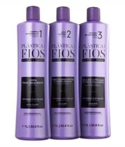 Escova Progressiva Cadiveu Plastica Dos Fios - Kit 3X1000Ml