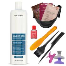 Escova Progressiva Capilar Select One 1l Prohall + Brindes Escova Progressiva Capilar Select One 1l Prohall + Brindes