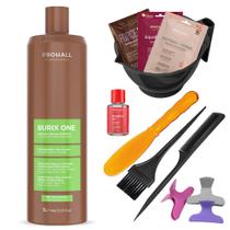Escova Progressiva Capilar Vegana Burix 1l Prohall + Brindes