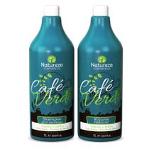 Escova Progressiva De Café Verde Natureza Cosméticos 2x1000ml