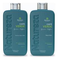 Escova Progressiva De Café Verde Natureza Cosméticos 2x1000ml Escova Progressiva De Café Verde Natureza Cosméticos 2x1000ml