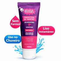 Escova Progressiva de Chuveiro Sem Formol Super Poderes 100ml Liso Instantâneo, Brilho e Maciez