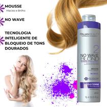 Escova progressiva detok blonde italian bealty alisamento terapia mega liso matizador loiras 1000ml