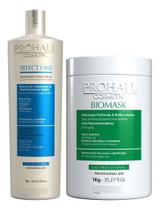 Escova Progressiva e Máscara Hidratante Biomask Prohall