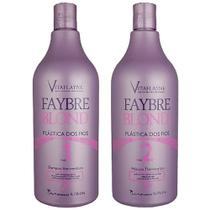 Escova Progressiva Faybre Blond Plástica dos Fios passo 2 - Vitaflyne Escova Progressiva Faybre Blond Plástica dos Fios passo 2 - Vitaflyne