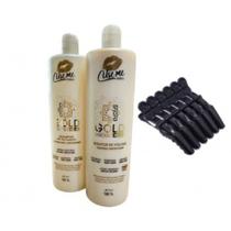 Escova progressiva gold treatment use me cosmetic + Btox gold treatment 1kg Escova progressiva gold treatment use me cosmetic + Btox gold treatment 1kg
