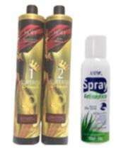 Escova Progressiva Imperial Brush Moet 1Litro + Spray Aspa