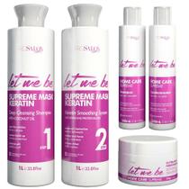 Escova Progressiva Let Me Be Supreme Liss + Kit Home Care Supreme