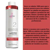 Escova Progressiva Lissage Alisamento Italiano Mega Liso 1l