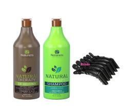 Escova Progressiva Organica Biotina Natureza Cosméticos 2x1000ml Escova Progressiva Organica Biotina Natureza Cosméticos 2x1000ml