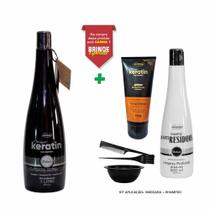 Escova Progressiva orgânica sem formol Ômega 0% Keratin kamiras 1 lt